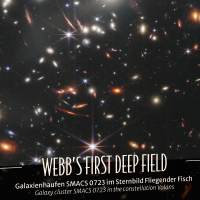 Postkarte "Webbs First Deep Field"