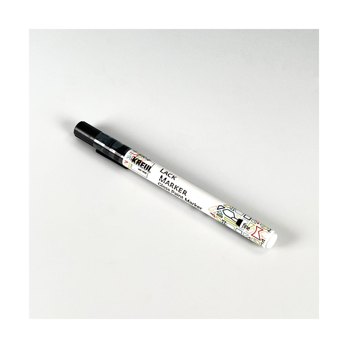 Lackmarker, schwarz, fine 1-2 mm