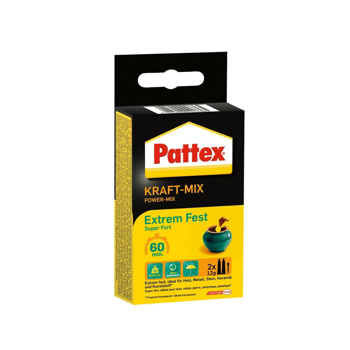 Pattex Kraft Mix Extrem Fest, 24 g, 2-Komponenten-Kleber