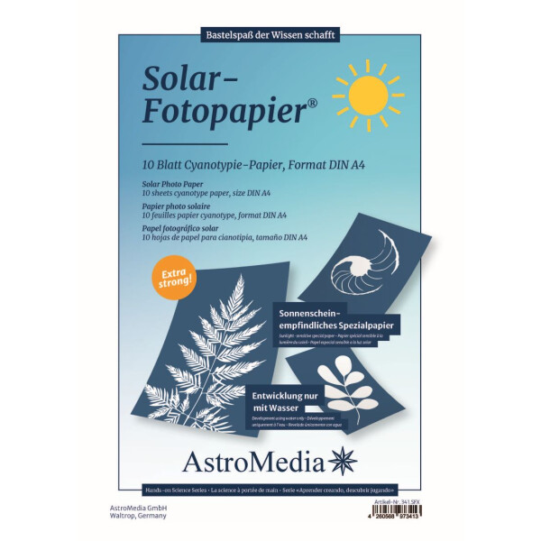 Das Solar-Fotopapier® (DIN A4), 10 Blatt, extra strong