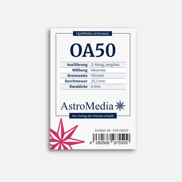 OptiMedia Achromat OA50, Ø 25,3 mm,  f = 103  mm